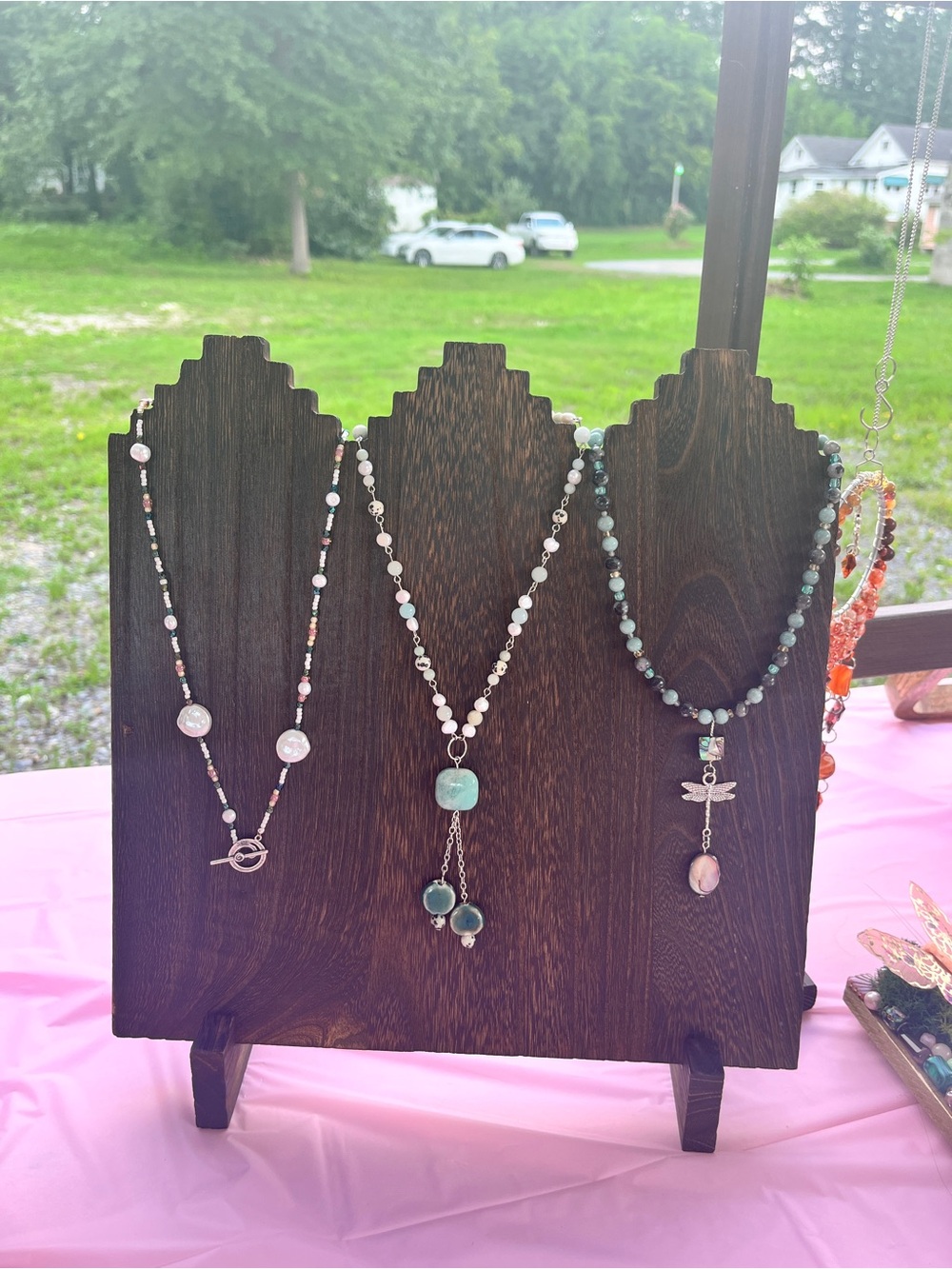 Handmade Beaded Stone Necklace Bundle or Single